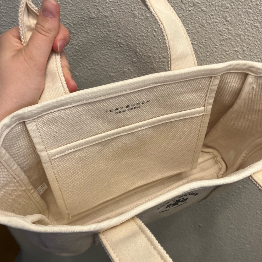 Tory Burch mini canvas tote bag - Picture 6 of 6